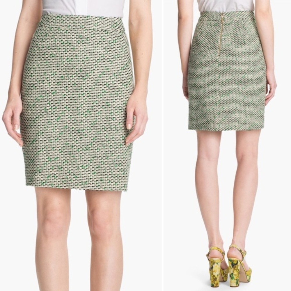 Kate Spade Judy Tweed Pencil Skirt NWOT